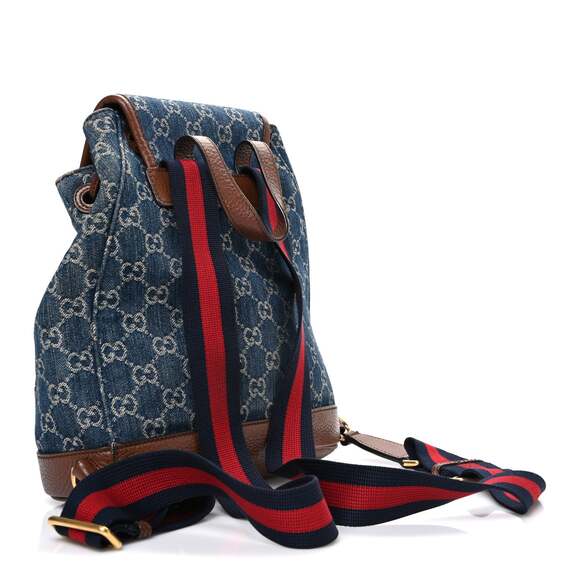 Gucci New Denim Gg Retro Interlocking G #240151G12B - Picture 2 of 9